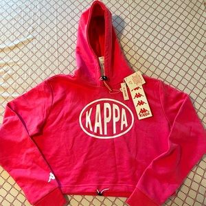 Kappa Brand new crop hoodie, size: small (s)